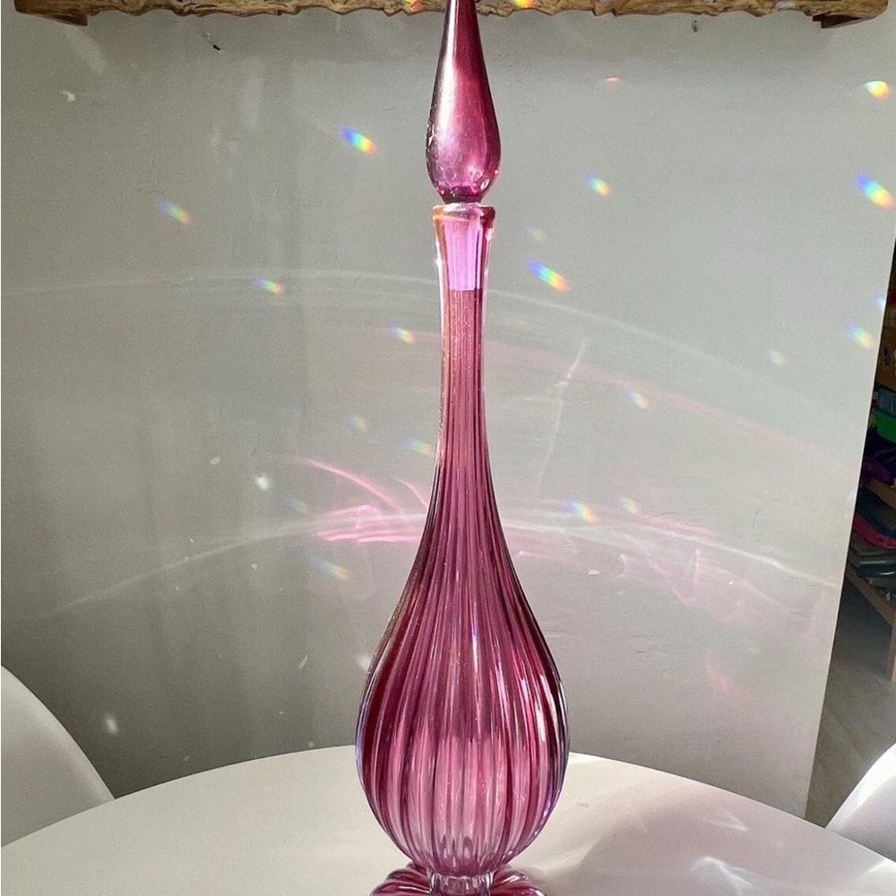 Rare Alfredo Barbini Murano Genie Bottle Decanter - Picture 8 of 8